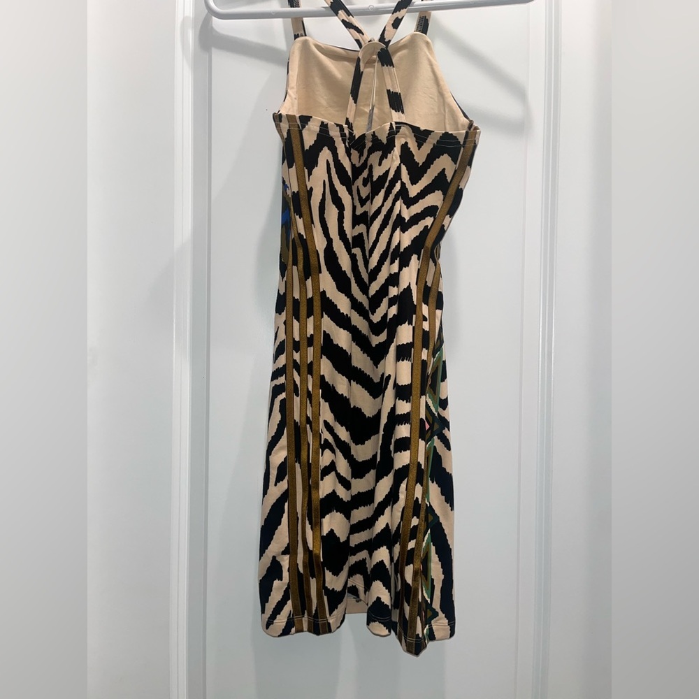 NWT Adidas Original Adidas x Farm Rio 3- stripes mini dress - Picture 4 of 6